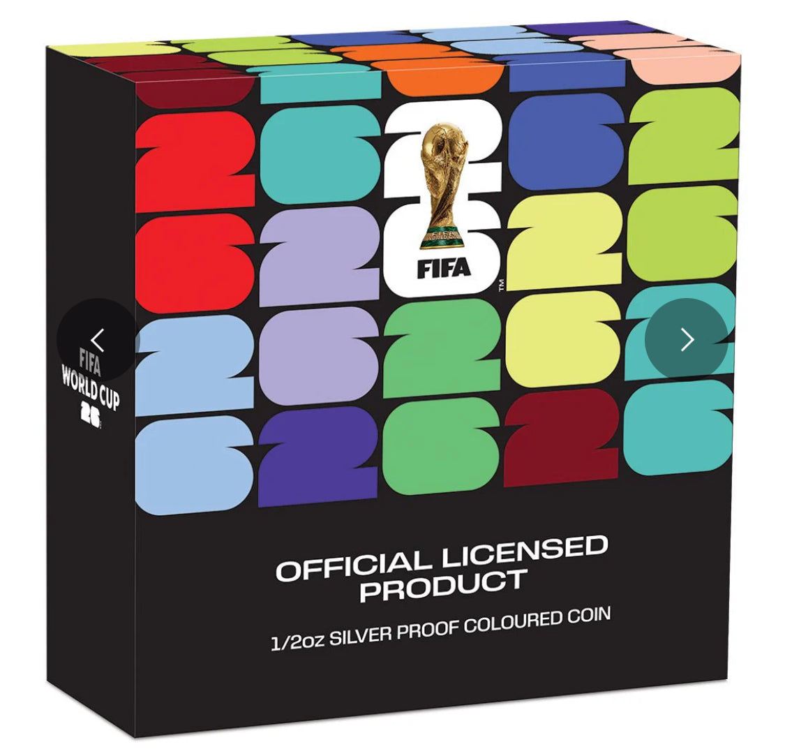 2025 FIFA WORLD CUP 1/2 Oz silver proof