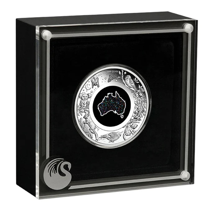 NEW PERTH MINT RELEASE - Great Southern Land - Nocturnal - 2026 1oz Silver Proof Opal Coin