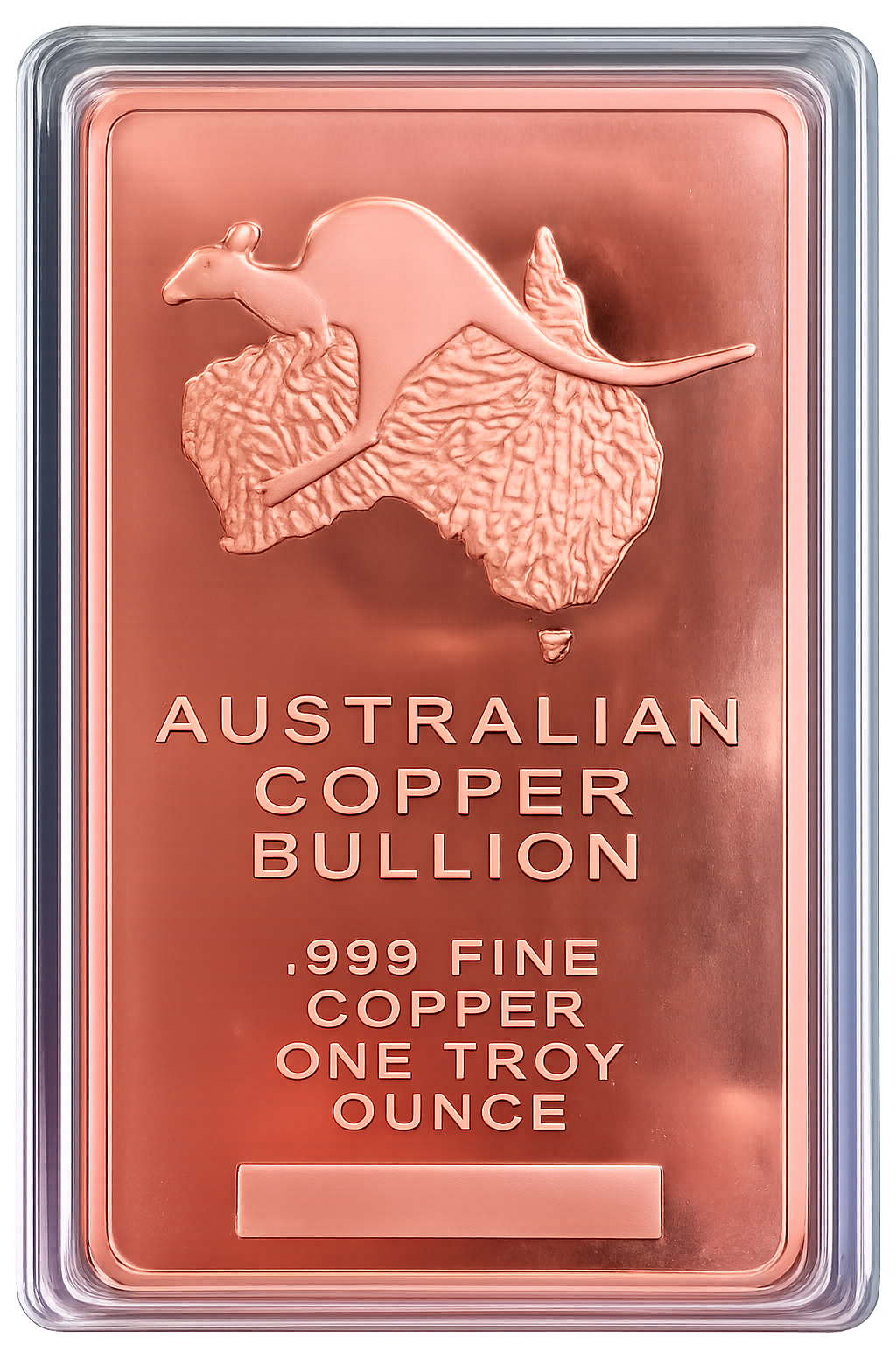 1oz 999 Copper Bullion Bar "ACB - Harbour Bridge & Kangaroo"