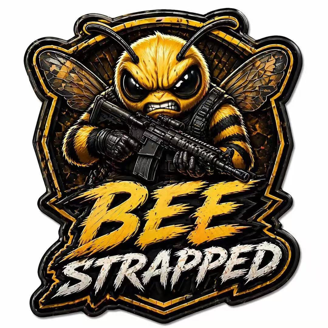 Bee strapped 1 Oz copper collectable