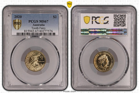 2020 PCGS MS67 2020 TOOTH FAIRY $2 UNC