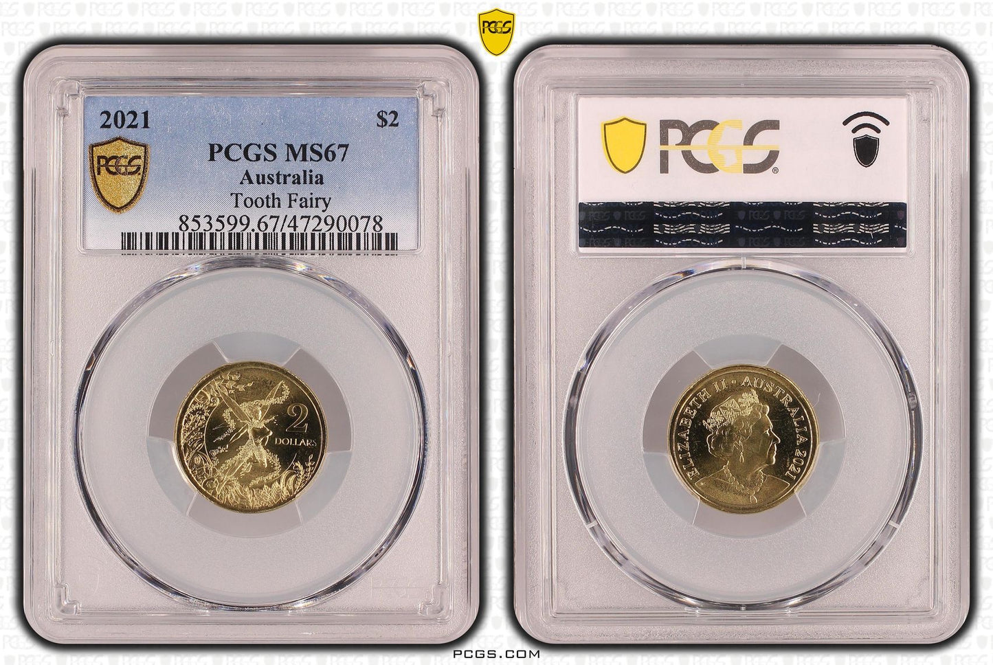 2021 PCGS MS67 TOOTH FAIRY