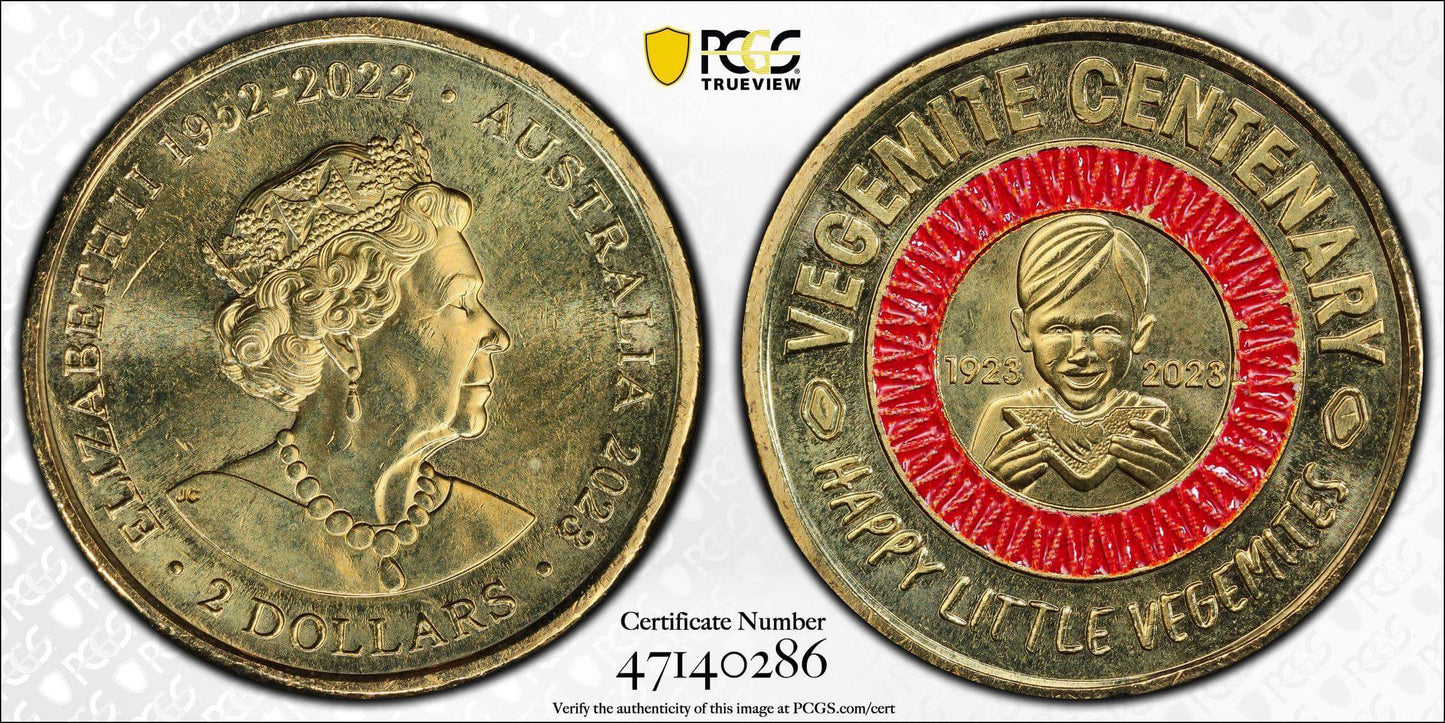 2023 PCGS MS65 VEGEMITE RED