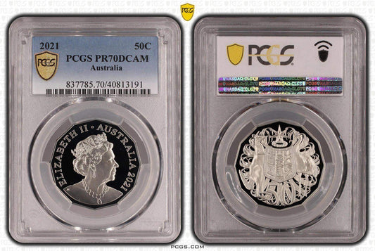 2021 PCGS PR70DCAM 50c