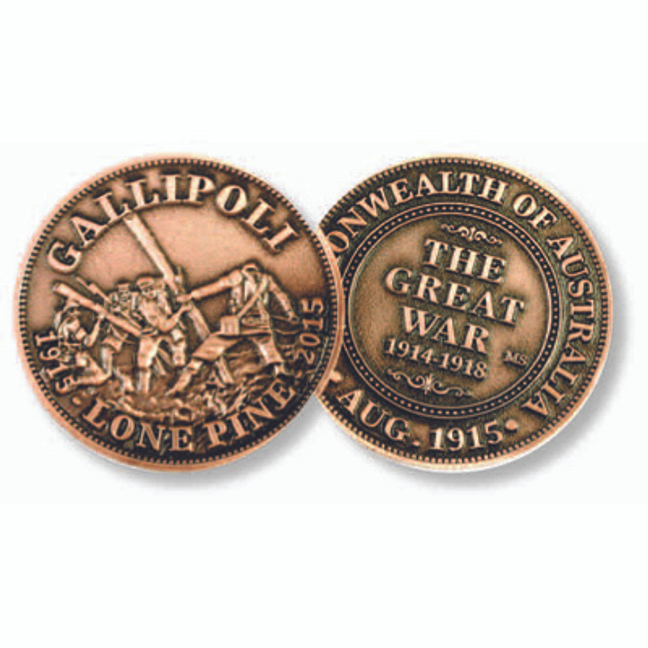 Lone Pine Centenary Commemorative Penny