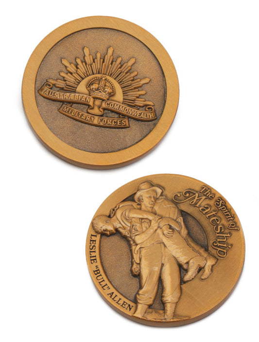 Leslie Bull Allen Spirit of Mateship Medallion
