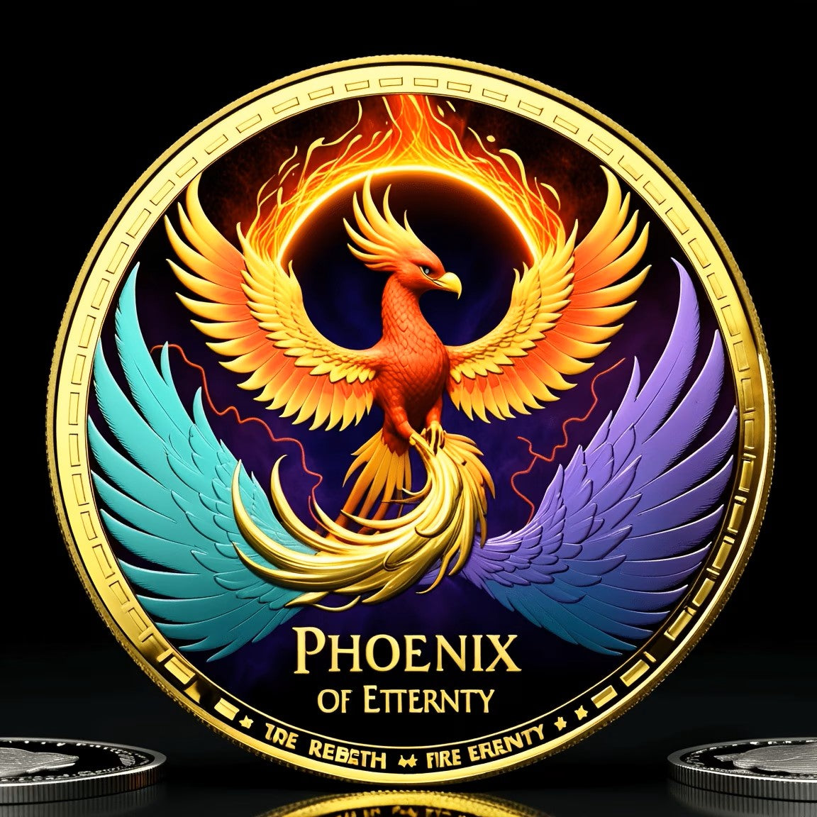 Mythical Phoenix commemorative collectable