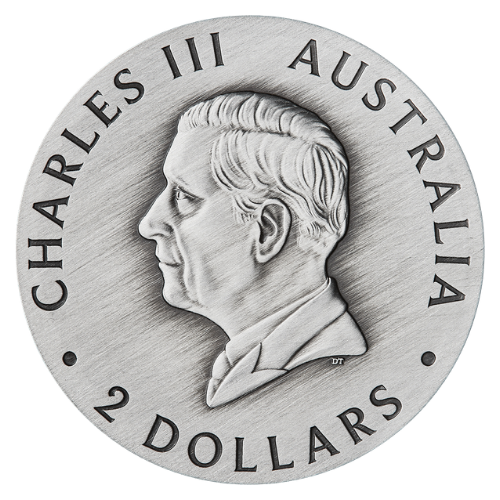 NEW RELEASE - 2026 Butterfly 2oz Silver Antiqued Coloured Coin