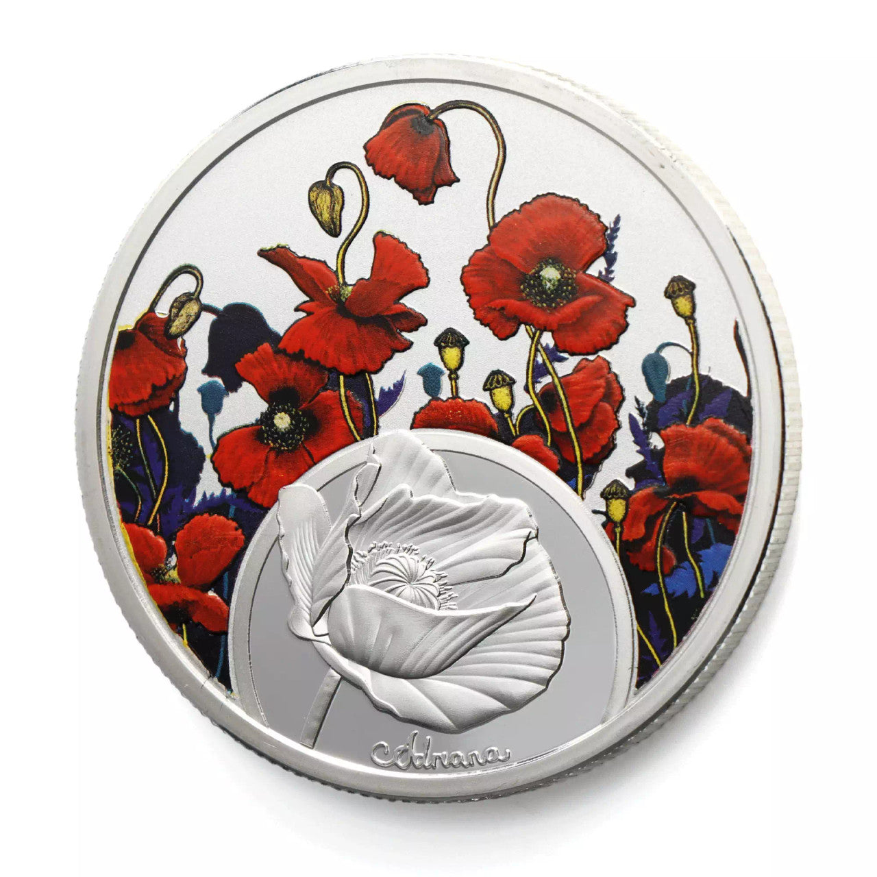 Poppy Impressions "Where The Poppies Grow" Limited Edition Medallion in Gift Box