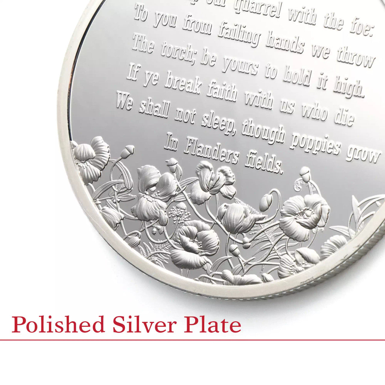 Poppy Impressions "Where The Poppies Grow" Limited Edition Medallion in Gift Box