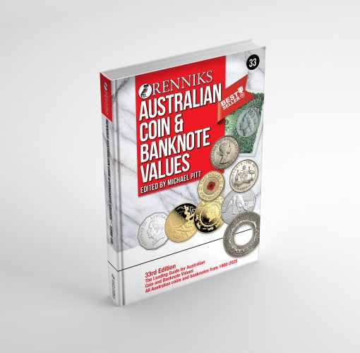 SALE - Renniks Australian Coin & Banknote Values 33rd Ed. Hardcover