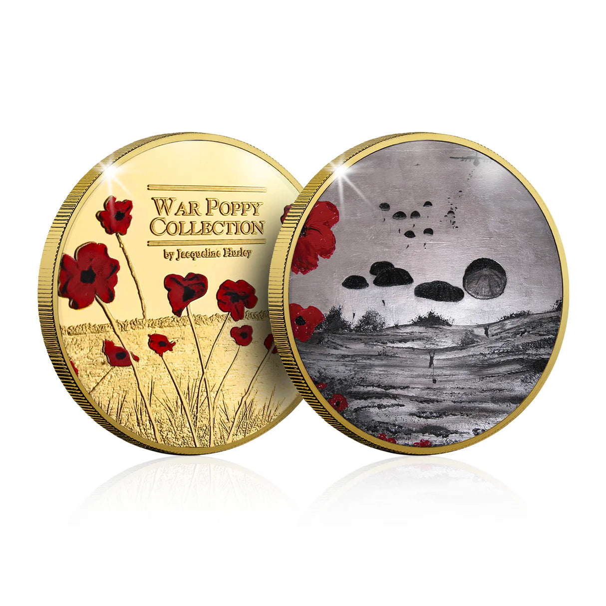 War Poppy 'Ready For Anything' Gold-plated Prooflike Commemorative