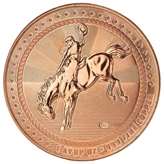 PRE ORDER - Scottsdale Mint 1oz Cowboy Copper Round – Buffalo Privy