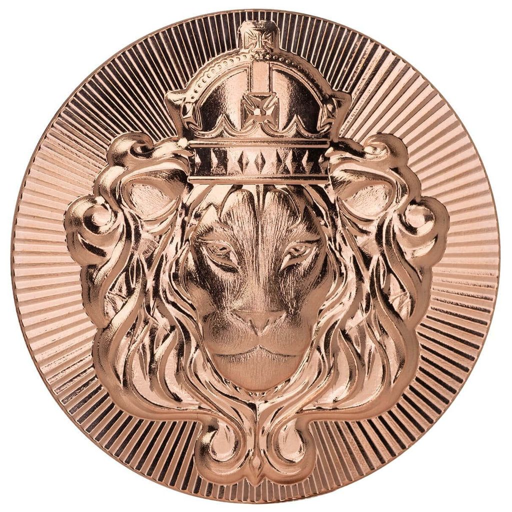 NEW PRODUCT - Lion Stacker 1 AVDP oz Copper Scottsdale Mint Round - PRE ORDER