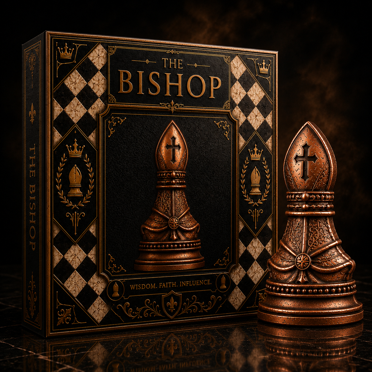 PRE ORDER - ♝ THE BISHOP — 5 AVDP OZ .999 Fine Copper Chess-Inspired Bishop