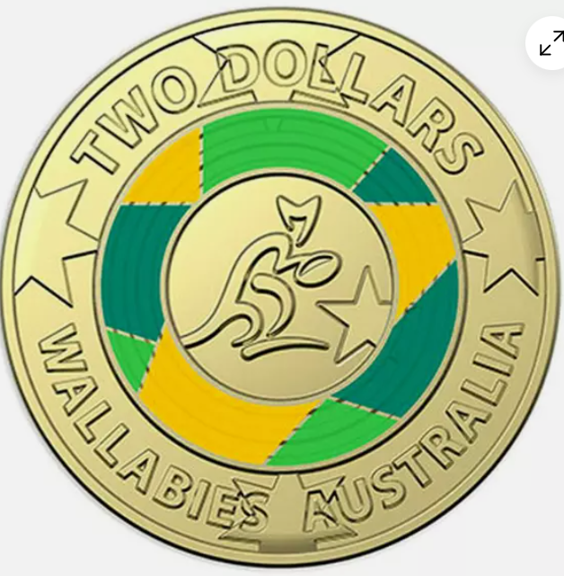 2019 Rugby world cup uncirculated $2 coin – All Aussie Coins