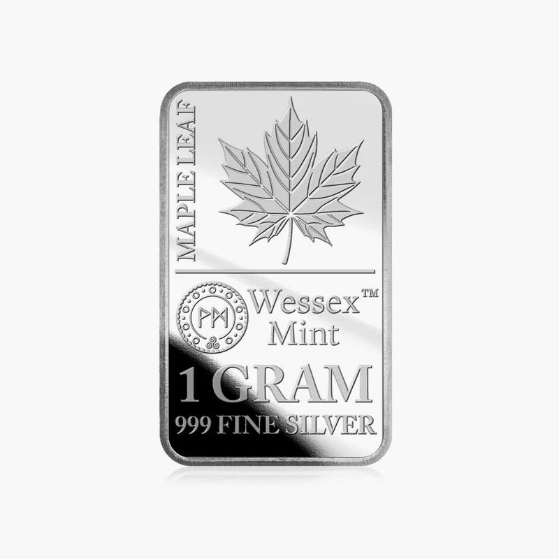Wessex Mint 48 × 1g Silver Minted Bars