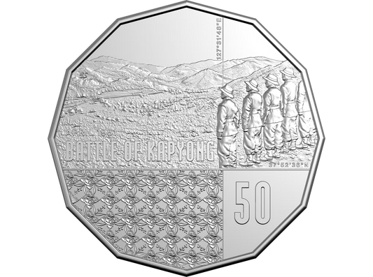 2026 50c Uncirculated Coin - 75th Anniversary Battle of Kapyong
