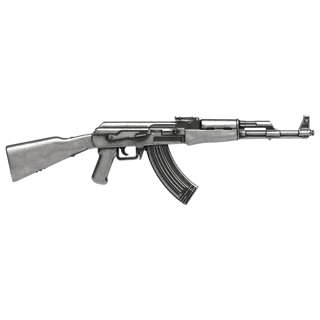 PRE ORDER - AK-47 Shaped 2g Silver Medal