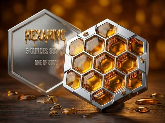 HEXAHIVE - 5oz .999 High Relief Copper Coin 2026 - PRE ORDER