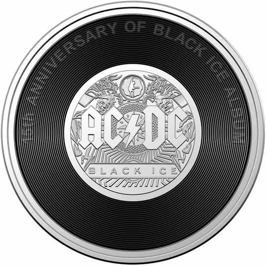 2023 AC/DC Black Ice  - uncirculated 20c coin