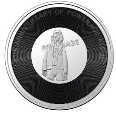 2022 AC/DC Powerage Album 20c Uncirculated Coin