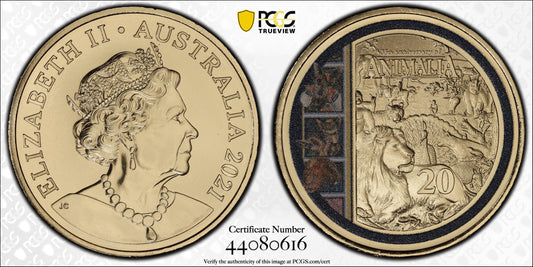 2021 PCGS MS68 ANAMALIA 20c