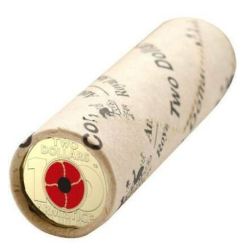 2018 ARMISTICE RAM ROLL $2 UNCIRCULATED