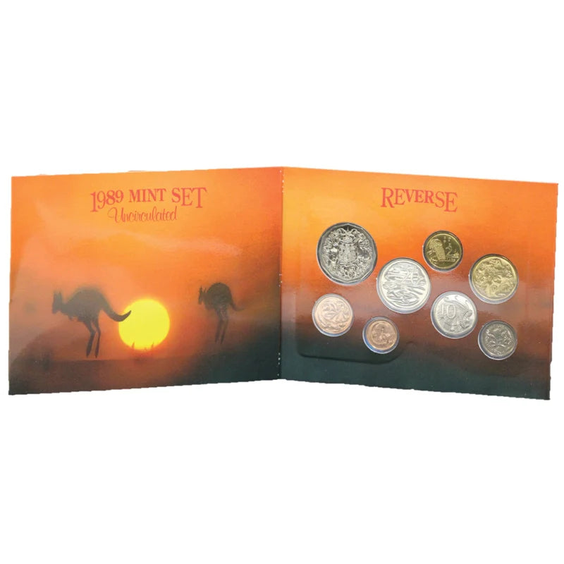 1989 Uncirculated Mint Set 8 Coins