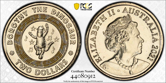 2021 Wiggles-Dorothy the Dinosaur 30th Ann. PCGS MS67