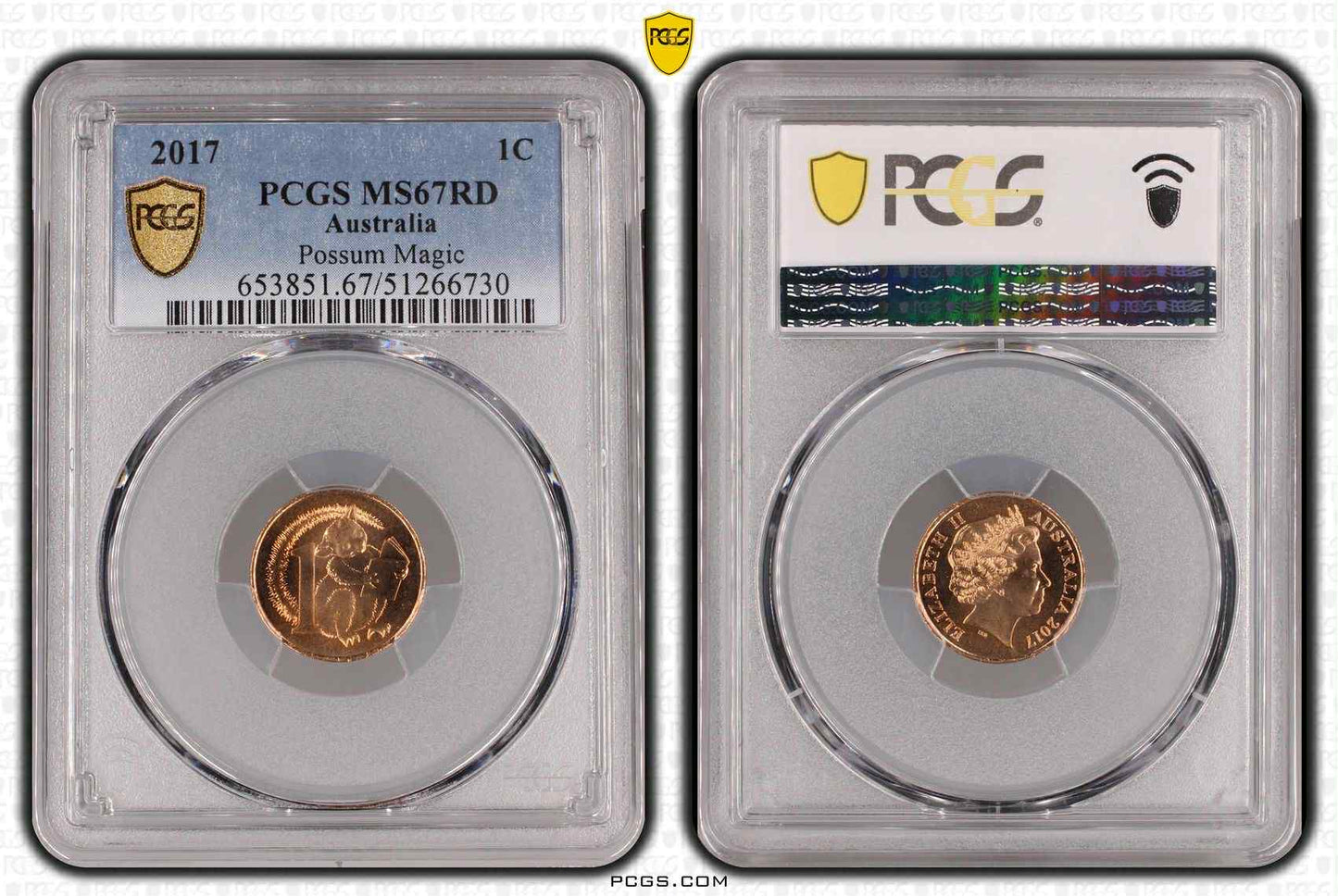 2017 Possum Magic Limited Edition 1c PCGS MS67RD