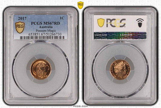 2017 Possum Magic Limited Edition 1c PCGS MS67RD