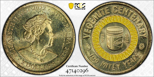 2023 PCGS MS64 VEGEMITE YELLOW
