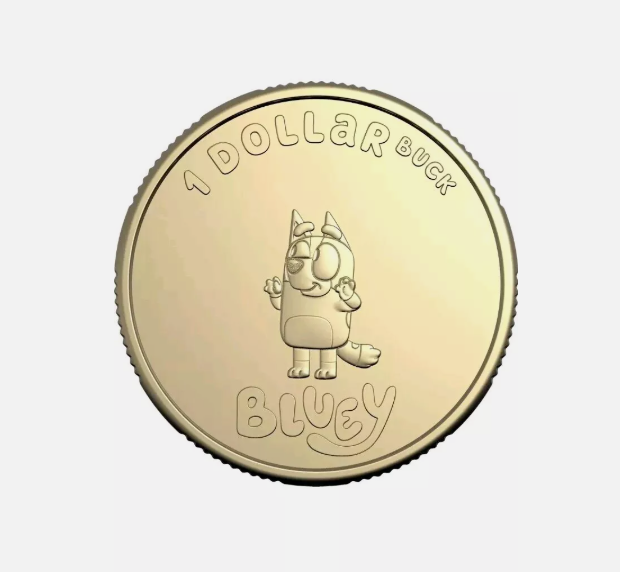 2024 BLUEY (BINGO) UNCIRCULATED $1 COIN
