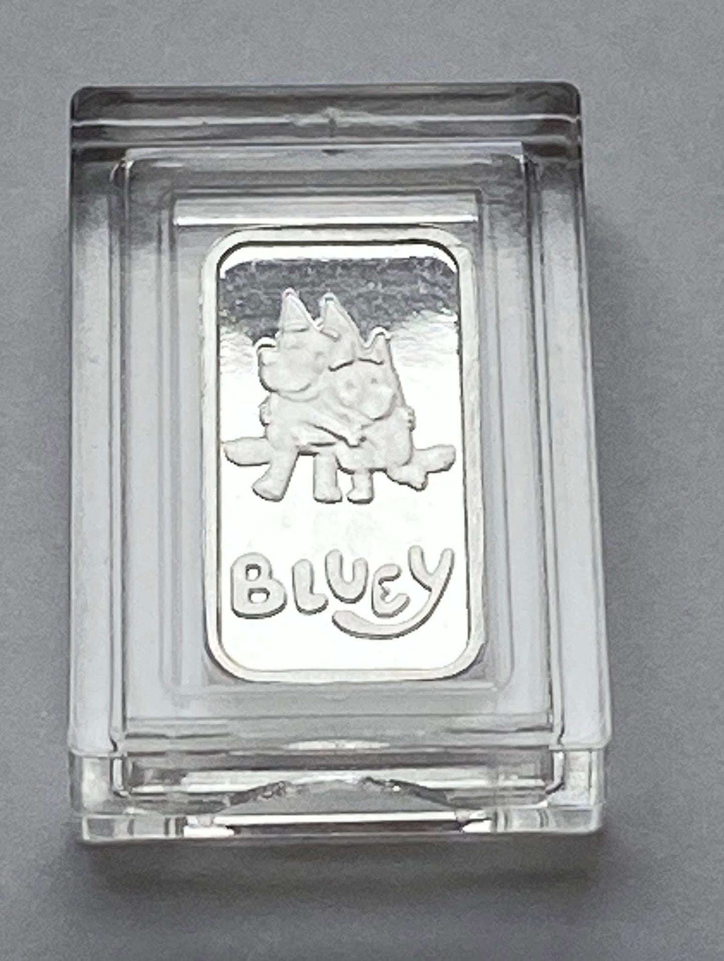 1 gram BLUEY silver bars .999