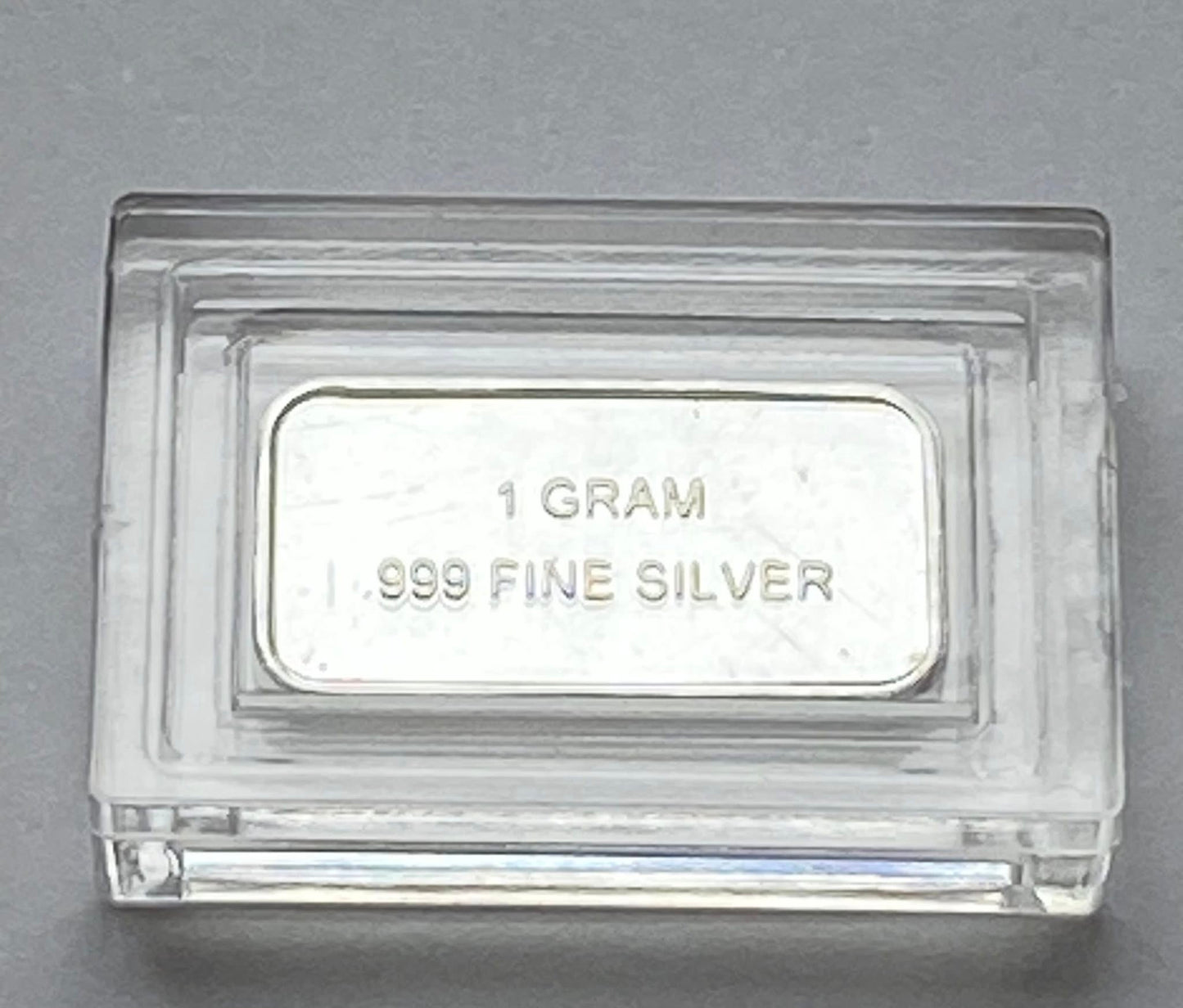 1 gram BLUEY silver bars .999
