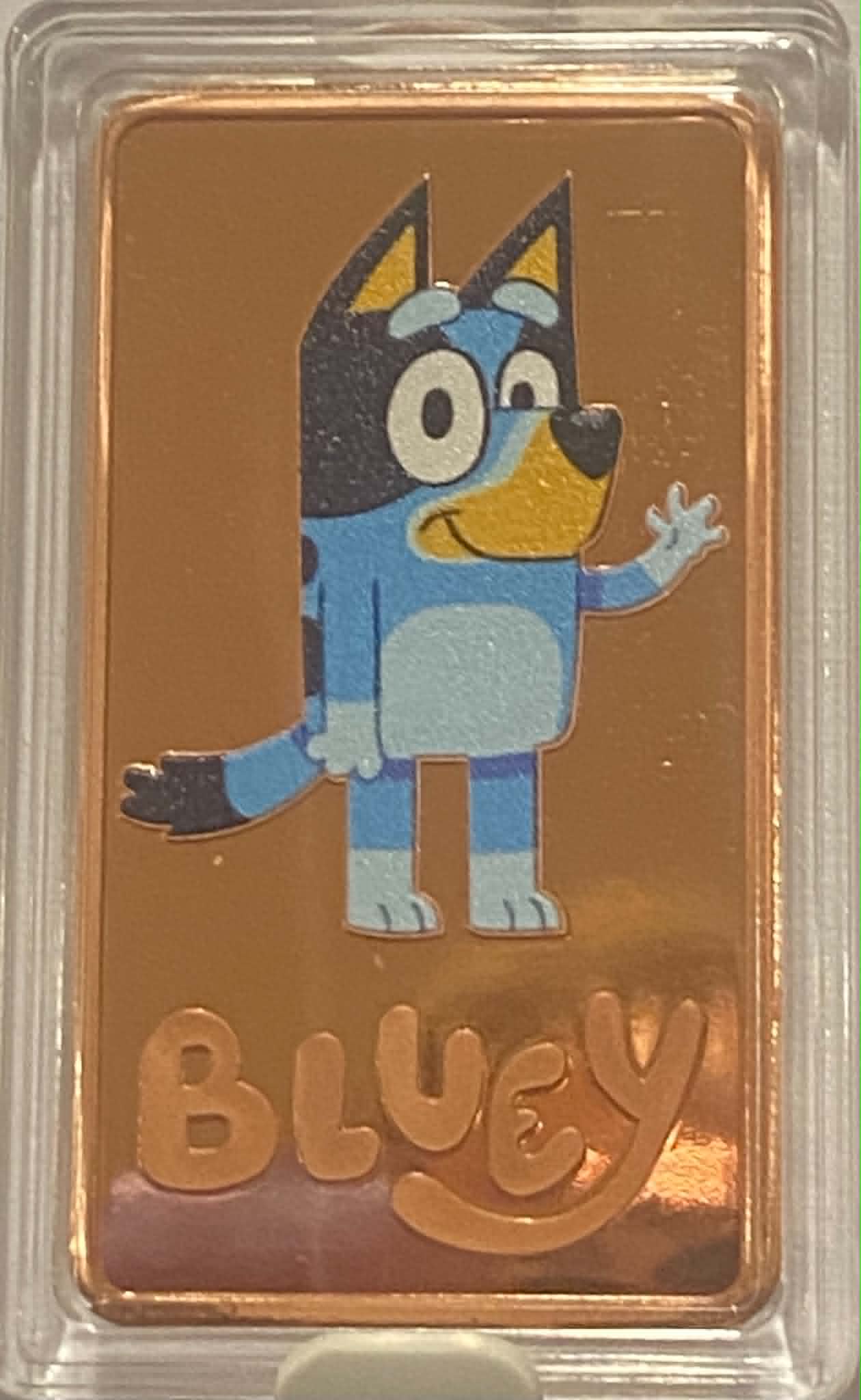 NEW RELEASE- 1 OZ COLOURED COPPER BLUEY 2026