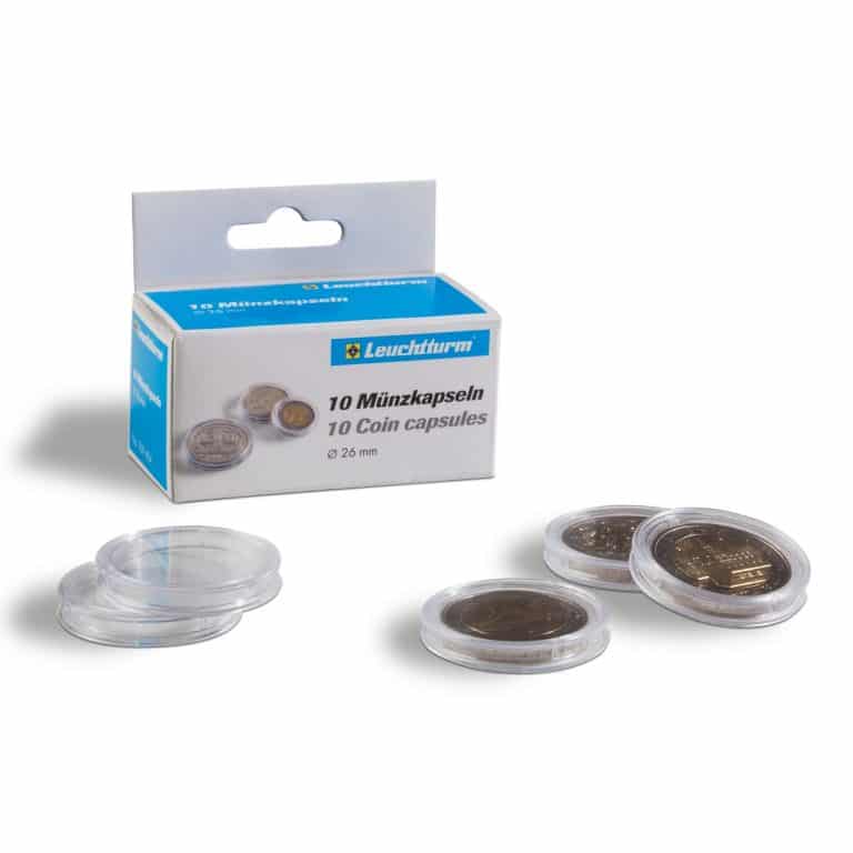 LIGHTHOUSE COIN CAPSULES SUIT 5c - 20mm box of 10