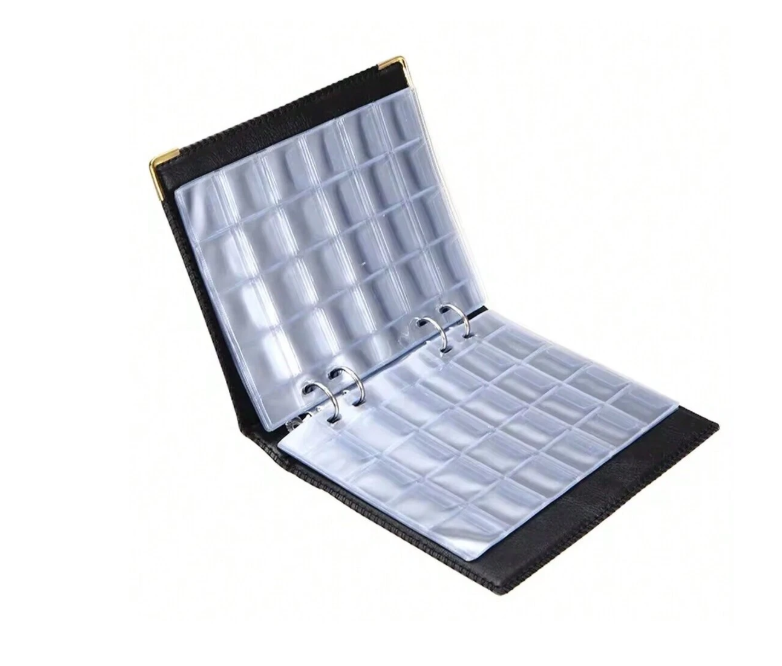 480 PIECE COIN COLLECTORS FOLDER - RING BINDER STYLE