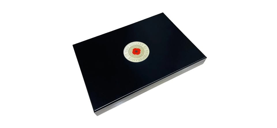 $2 Display Case - Black - 120 precision cut holes in Archive Safe Acid Free EVA foam.