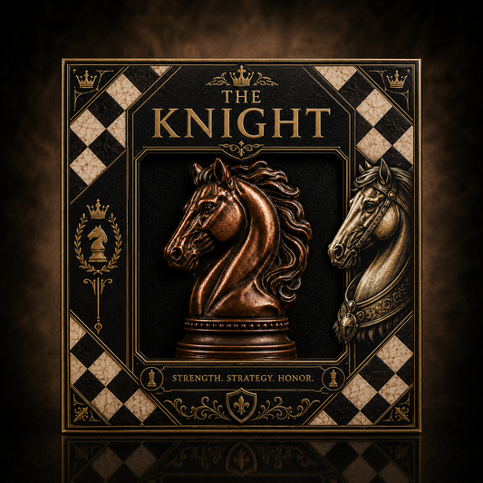 PRE ORDER - ♞ THE KNIGHT — 5 AVDP OZ .999 Fine Copper Chess-Inspired Horse Shaped Bar