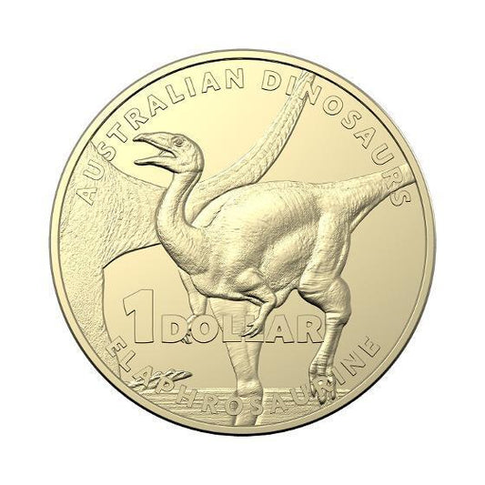 2022 $1 Australian Dinosaur - Elaphrosaurine - CIRCULATED