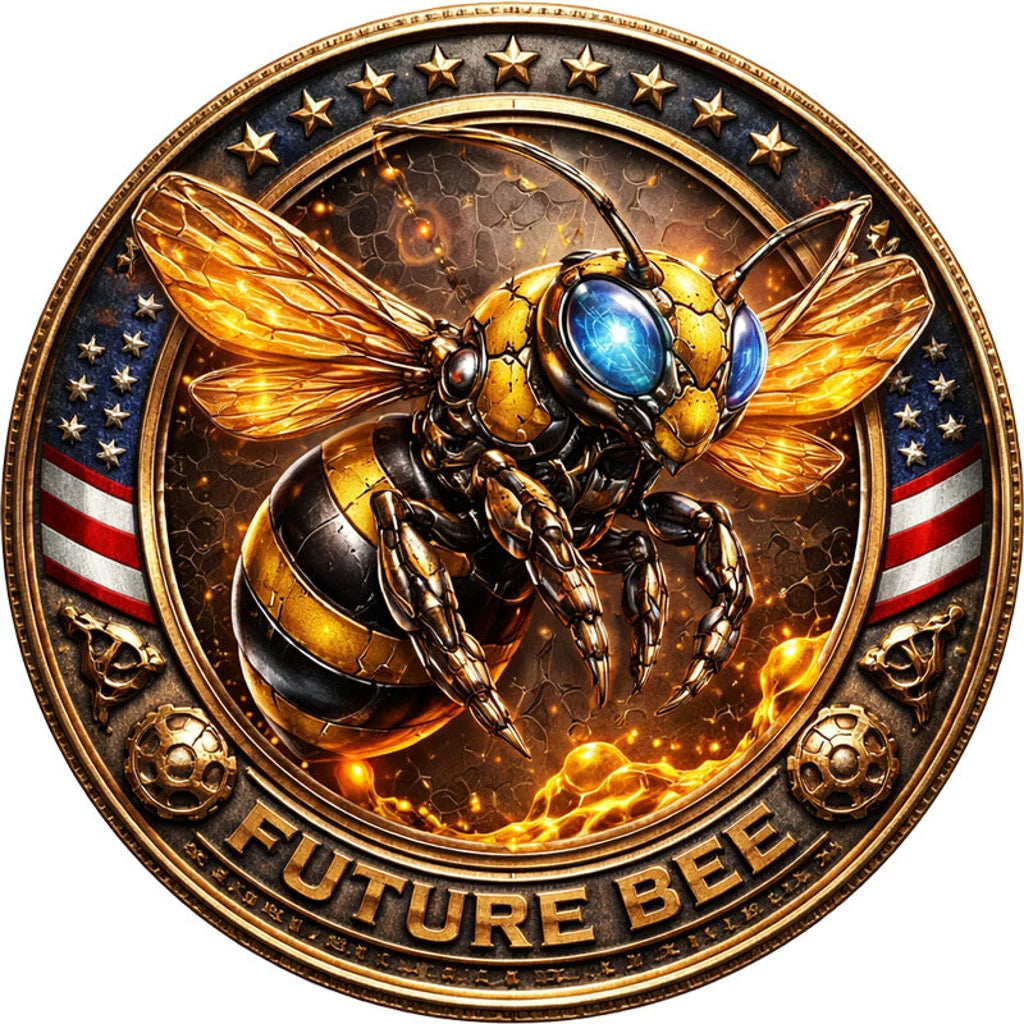 PRE ORDER -M 2026 Future American Bee HD Colorized 1 oz Copper Medal