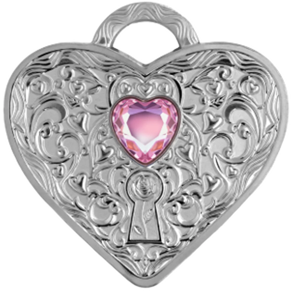 PRE ORDER - The Lock of Love Shaped 1 oz Silver Medal