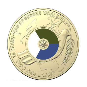 2020 END OF SECOND  WORLD WAR UNC $2