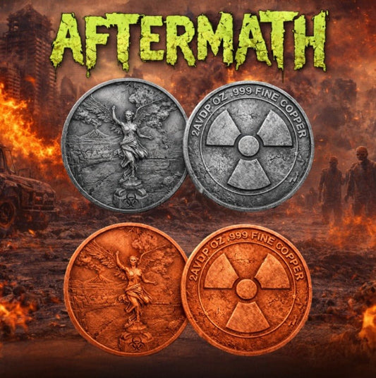 2026 Aftermath 2-2oz High Relief Copper Zombie Angels Infinity Capsule - PRE ORDER NOW