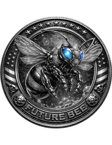 PRE ORDER -M 2026 Future American Bee HD Colorized 1 oz Copper Medal