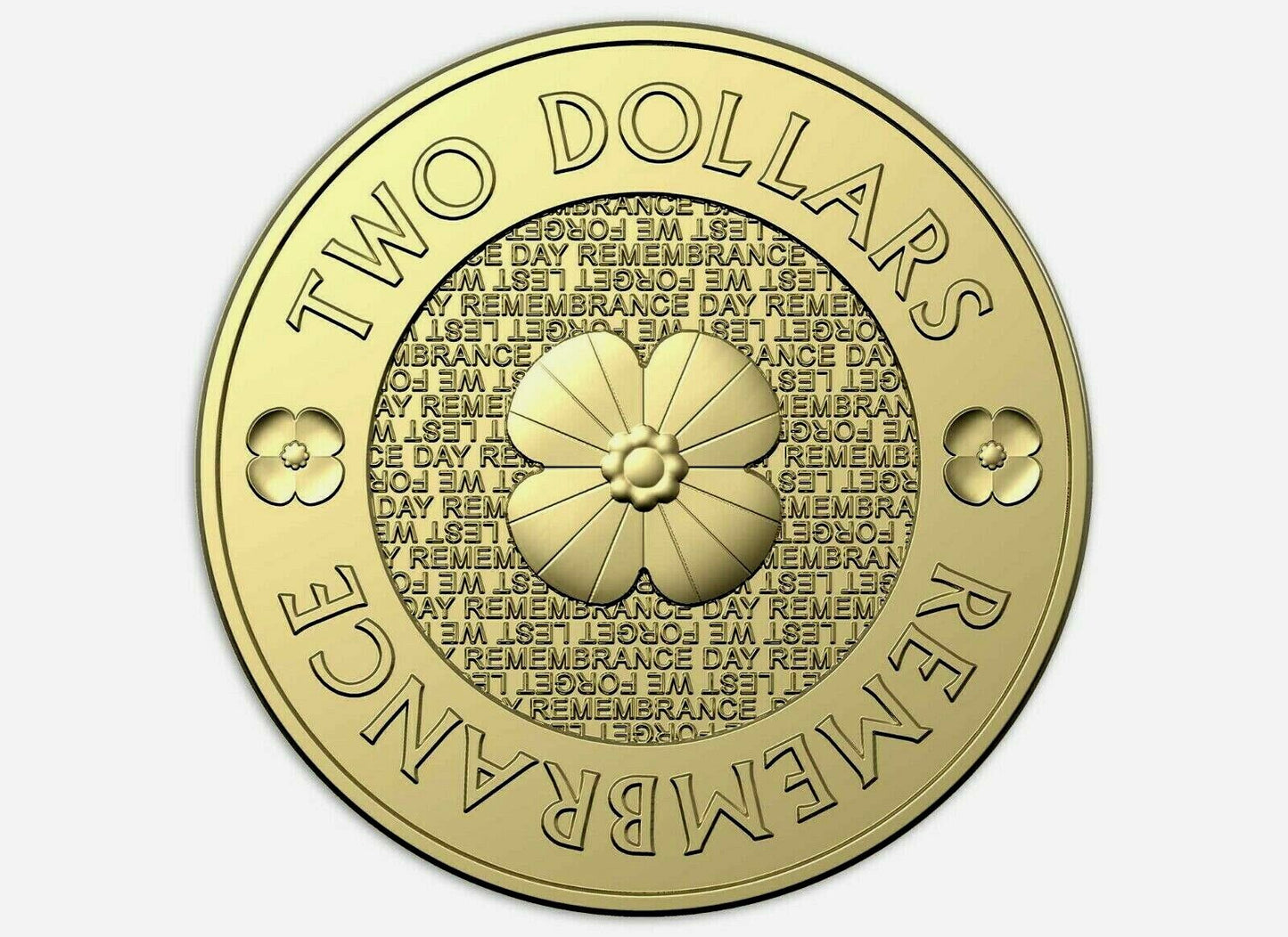 2012 GOLD POPPY UNC $2