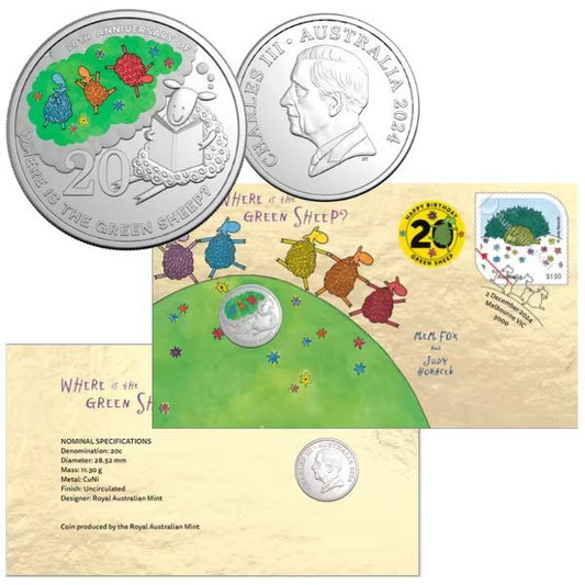 2024 Where is the Green Sheep? 20th Anniversary PNC Limited to 7,500