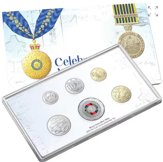 2025 50 Years Of The Australian Honours System Uncirculated Six Coin Year Set